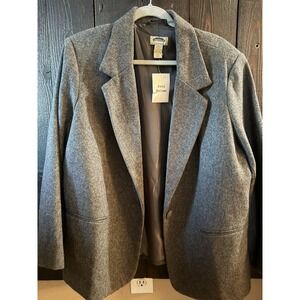 Mark Reed Exclusive Fashions vintage 100% Wool Gray Blazer Jacket size 20P #163